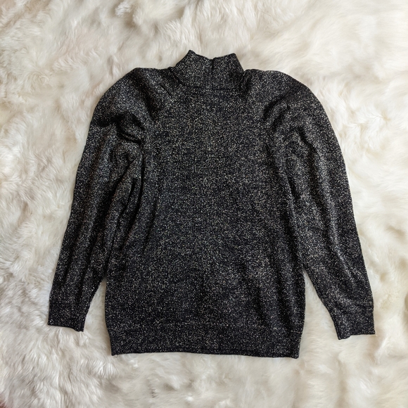 NWT Joie Artima Ruched Sleeve Wool Blend Sweater in Black - Picture 12 of 14